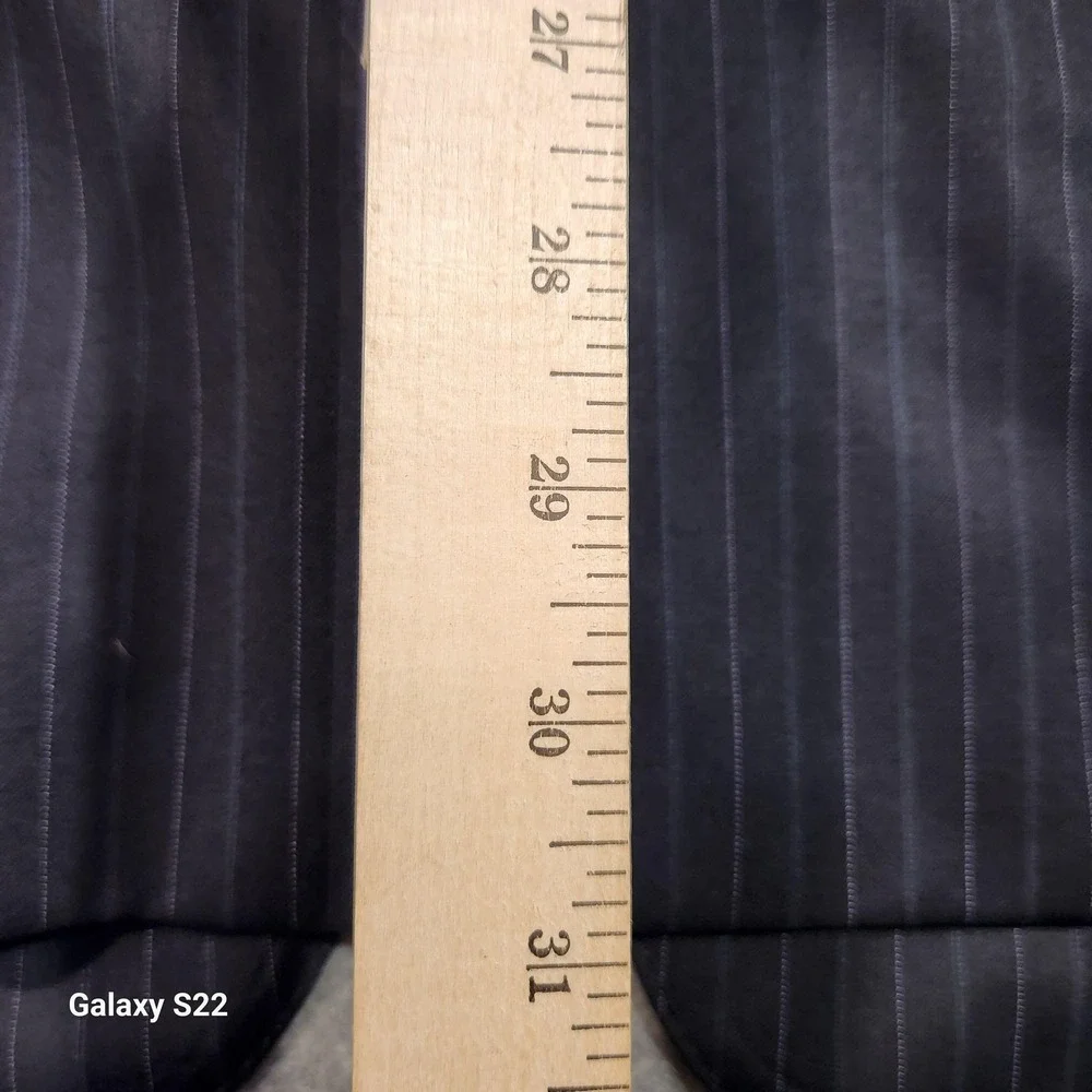 Armani Collezioni Blazer Mens 42R Gray Pinstripe Wool Suit Jacket Made in Italy
